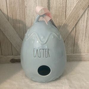 Rae Dunn Easter Egg Shaped Birdhouse